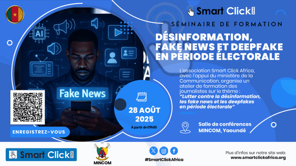 Appel à candidatures – Formation des journalistes : Lutter contre la désinformation, les fake news et deepfakes en période électorale